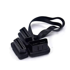 16-пинов мъжки към двоен женски OBDII OBD кабел-разклонител