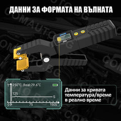 AUTOOL LM55 - дигитална температурна скоба за HVAC