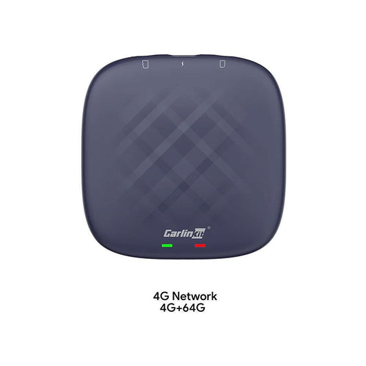 Безжичен Carlinkit Tbox Plus адаптер за автомобил, съвместим с Apple Carplay и Android Auto 4+64GB