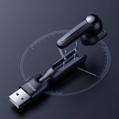 Hands free Bluetooth слушалка с USB магнитна база за зареждане