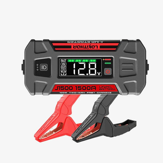 Стартов бустер Lokithor J1500 със защитна батерия, 1500Amp