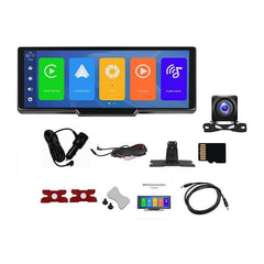 Мултимедиен монитор с CarPlay, Android Auto, предна и задна камера - Podofo A3073 9.3"