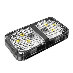 Предупредителна мигаща LED светлина за отворена врата на автомобил, черна, 2 бр.