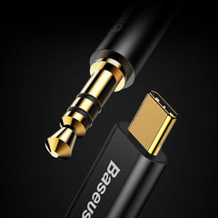 Преходен кабел за таблет, телефон и компютър - AUX 3.5 мм към USB Type C