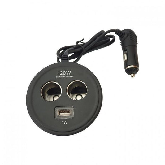 Разклонител за запалка с USB порт