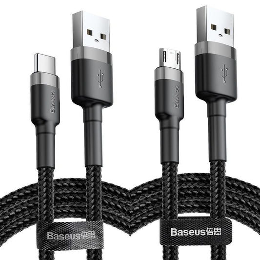 USB кабел за зареждане на смартфони - USB-C или micro USB