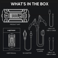 Jump Starter Lokithor J402, 3000Amp