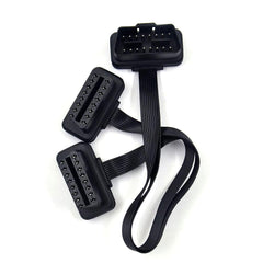 16-пинов мъжки към двоен женски OBDII OBD кабел-разклонител