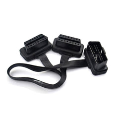16-пинов мъжки към двоен женски OBDII OBD кабел-разклонител