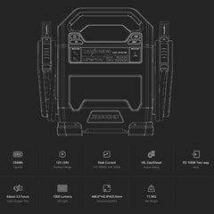 Lokithor J10000HD - стартер за тежкотоварни камиони 10 000A 12/24V