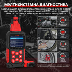 FXTUL M4 - OBD2 автодиагностика за мотоциклети Honda, Yamaha, Kawasaki, Suzuki, KTM, Triumph, Royal Enfield...