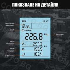 AUTOOL PT640 GDI - цифров манометър за измерване на горивната система