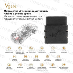 Автодиагностичен скенер Vgate MC Bluetooth