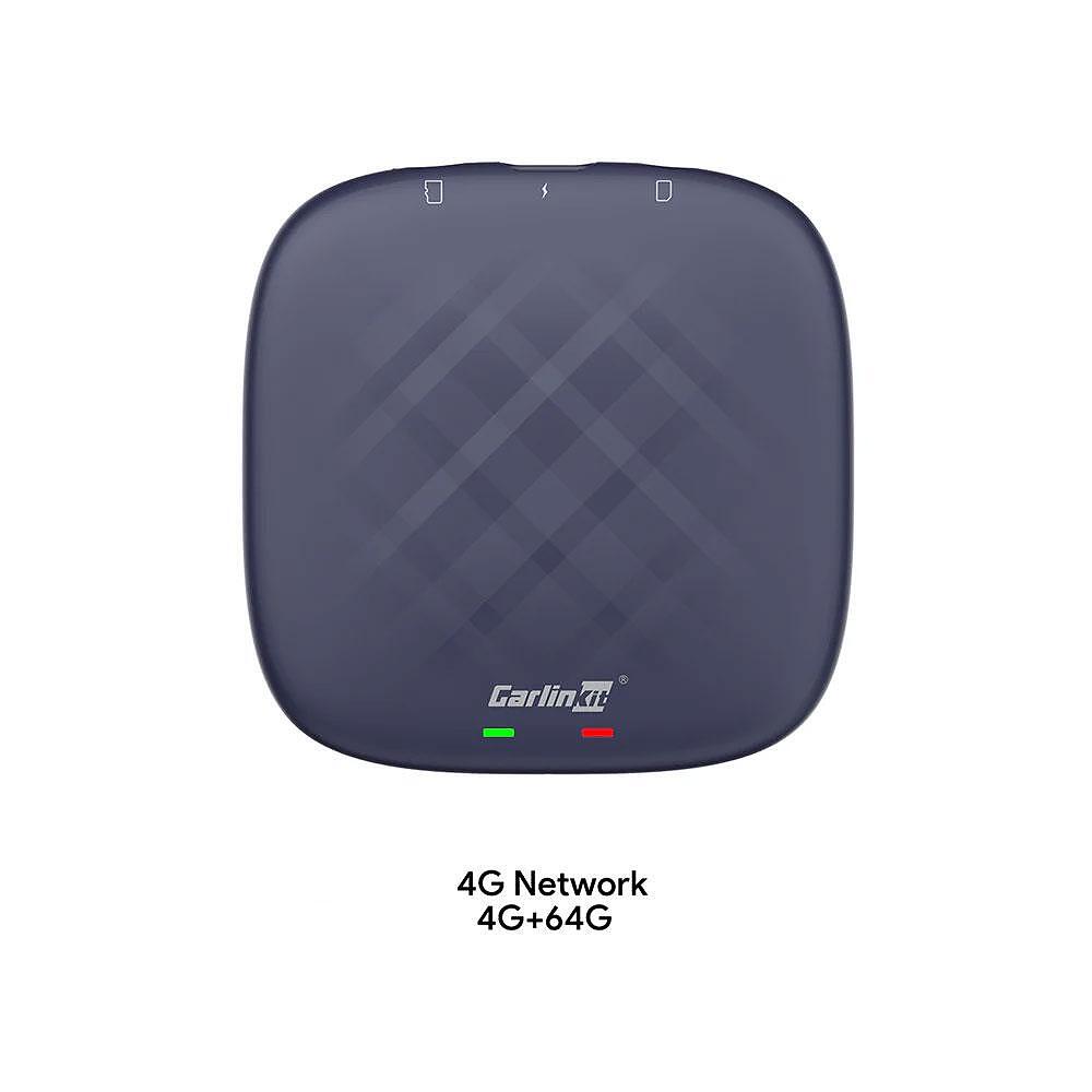 Безжичен Carlinkit Tbox Plus адаптер за автомобил, съвместим с Apple Carplay и Android Auto 4+64GB
