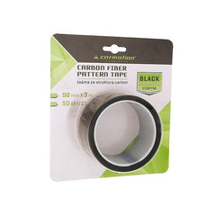 Черна защитна лента с карбонова структура
