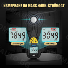 Цифров светломер AUTOOL TE301