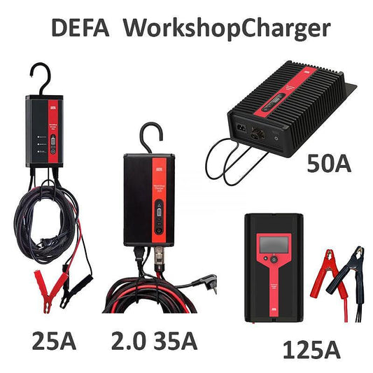 DEFA WorkshopCharger зарядни устройства за батерии и захранване