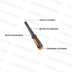 Детектор-писалка за теч на газ