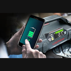 Джъмп стартер Lokithor JA301 с LED фенер, USB зарядно и компресор - 2000А