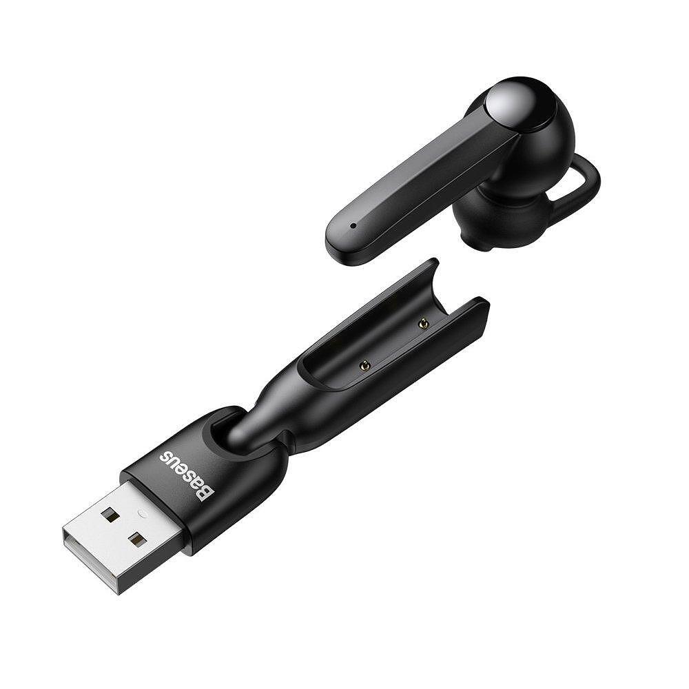 Hands free Bluetooth слушалка с USB магнитна база за зареждане