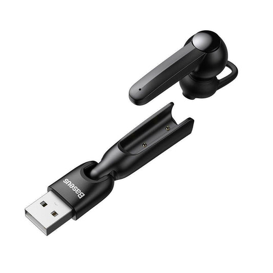 Hands free Bluetooth слушалка с USB магнитна база за зареждане