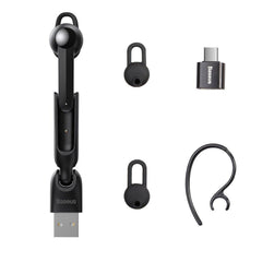 Hands free Bluetooth слушалка с USB магнитна база за зареждане