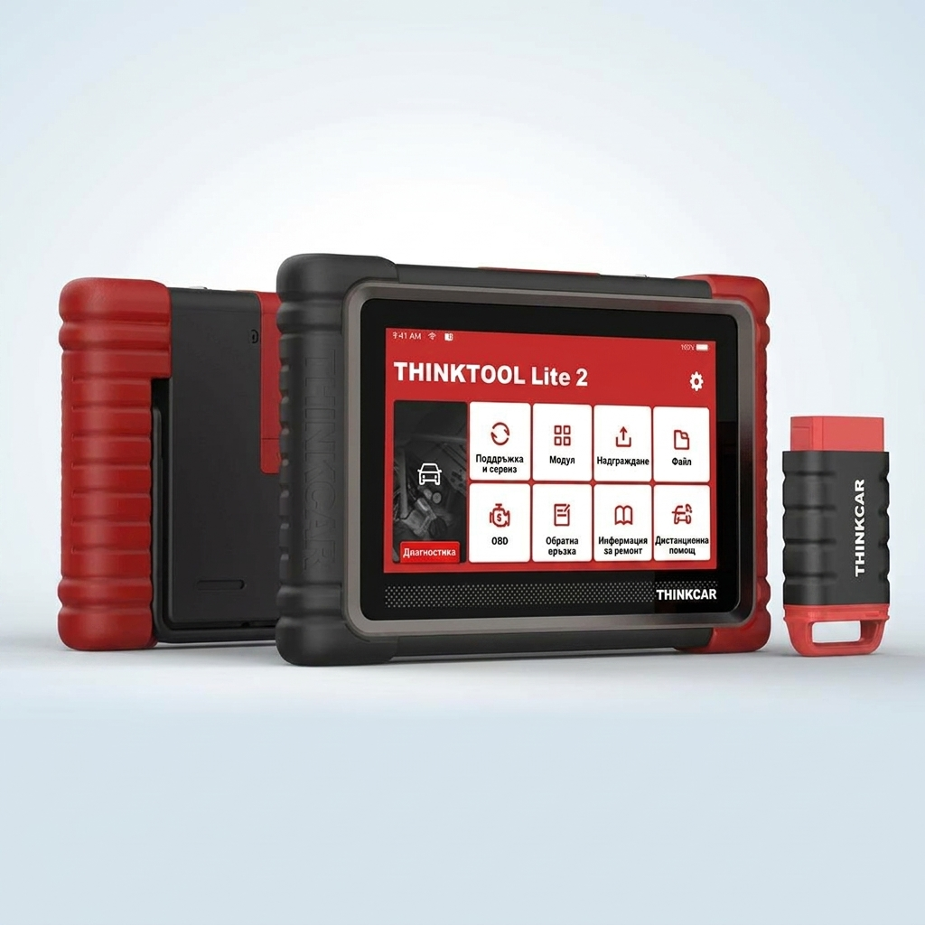 THINKTOOL Lite 2 (T78), Проф. уред за автодиагностика за леки автомобили, меню на БГ, 34 серв. функции, DoIP/CAN FD, 3 год. ъпдейти + Обучение и COMI Lite подарък