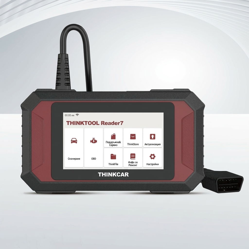 THINKTOOL Reader 7, диагностичен уред за леки автомобили, меню на БГ, 7+7 от 28 функции, доживотен ъпдейт + Обучение и COMI Lite подарък