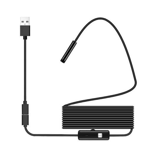 Камера-ендоскоп с 5 метров кабел Type-C / USB / Micro USB