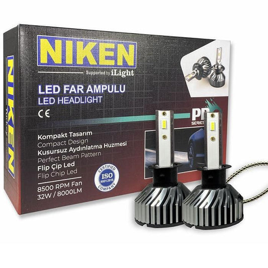 Комплект 2 бр. LED диодни крушки H1 ПРО