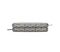 LED дневни светлини - 16 см прави