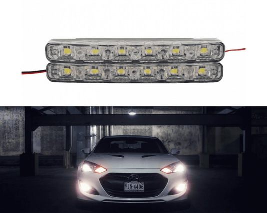 LED дневни светлини - 16 см прави