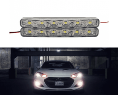 LED дневни светлини - 16 см прави