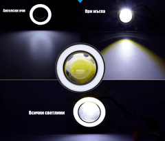 LED лупи дневни светлини - Ф7.5см
