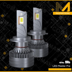 LED Master Pro - LED крушки MASTERTRONIC 12/24V, 6000K, 140W, H7