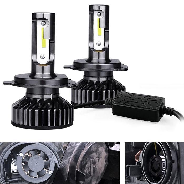 Мини LED крушки за автомобил H4