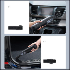 Мини прахосмукачка за кола, безжична, черна Baseus A1