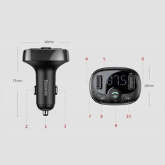 MP3 зарядно за кола с Bluetooth FM предавател
