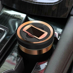 Пепелник за автомобил с диод, USB зареждане и вградена запалка