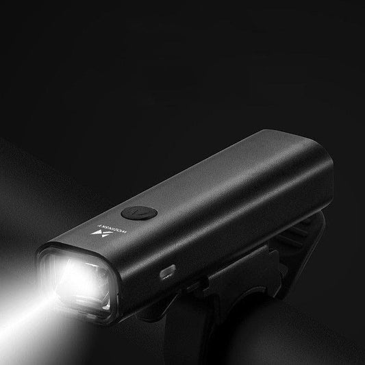 Преден фар за велосипед с USB, бяла светлина и 4 режима на работа