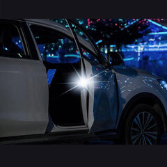 Предупредителна мигаща LED светлина за отворена врата на автомобил, черна, 2 бр.