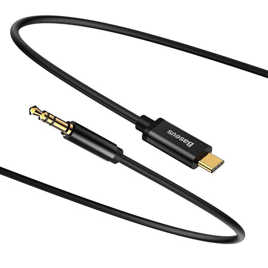 Преходен кабел за таблет, телефон и компютър - AUX 3.5 мм към USB Type C