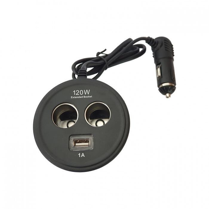 Разклонител за запалка с USB порт