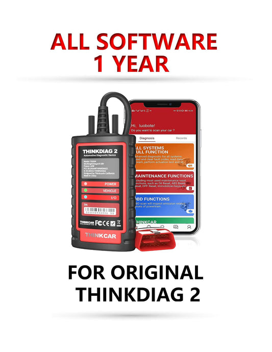 Софтуер подновяване 12 месеца - THINKDIAG 2
