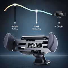 Соларна автоматична електрическа стойка за телефон Baseus Steel Cannon Pro