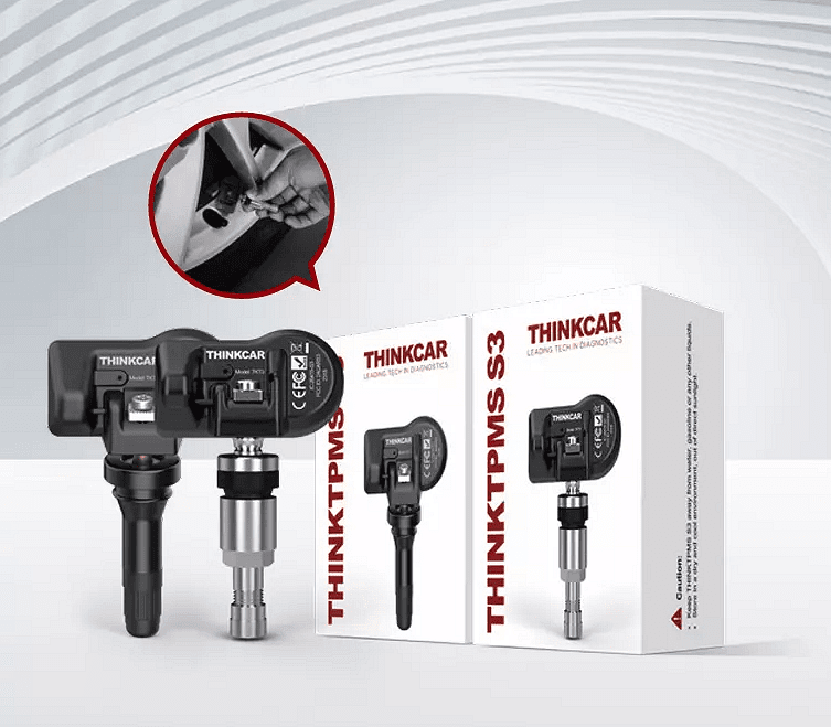 THINKTPMS S3 TPMS Сензор от серията на ThinkCar с гумен/метален вентил