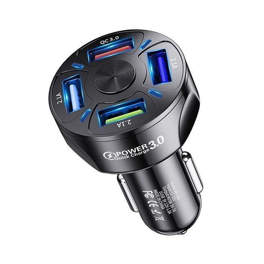Универсално USB зарядно с 4 порта и Quick Charge функция