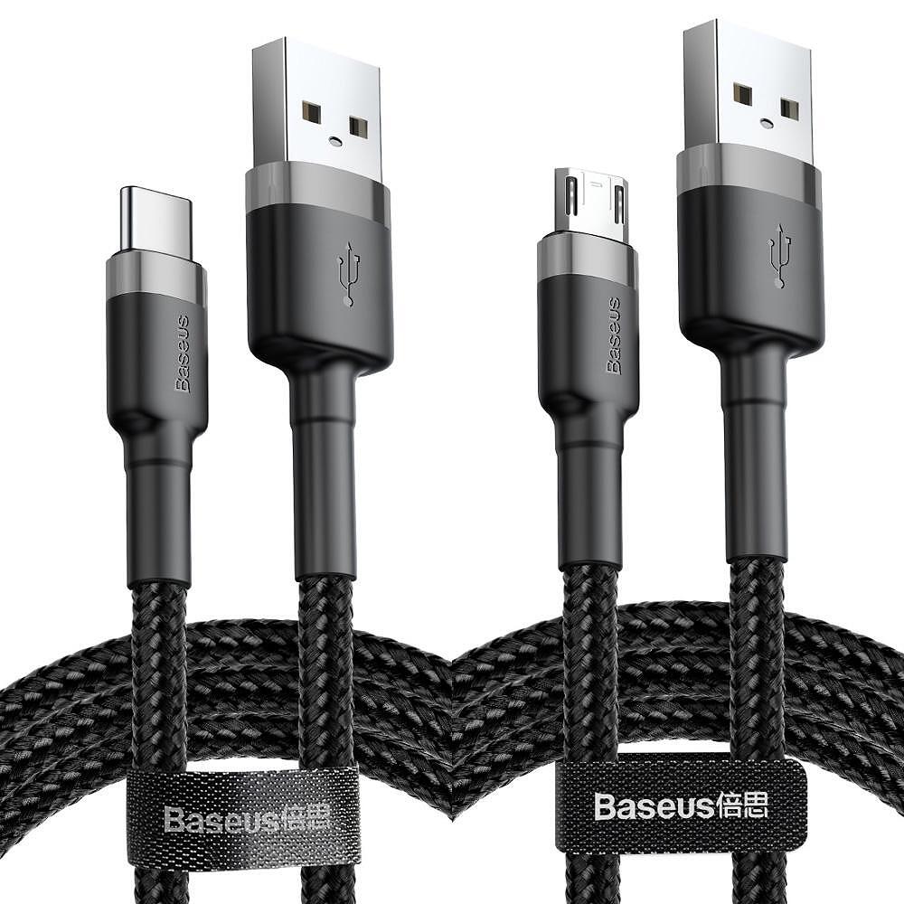 USB кабел за зареждане на смартфони - USB-C или micro USB