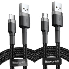 USB кабел за зареждане на смартфони - USB-C или micro USB