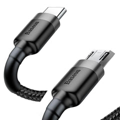 USB кабел за зареждане на смартфони - USB-C или micro USB
